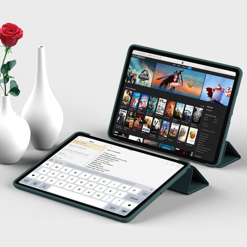 Чeхол-книжка BeCover Tri Fold Soft TPU Silicone для Apple iPad Air (4/5) 2020/2022 10.9" Dark Green (711130)