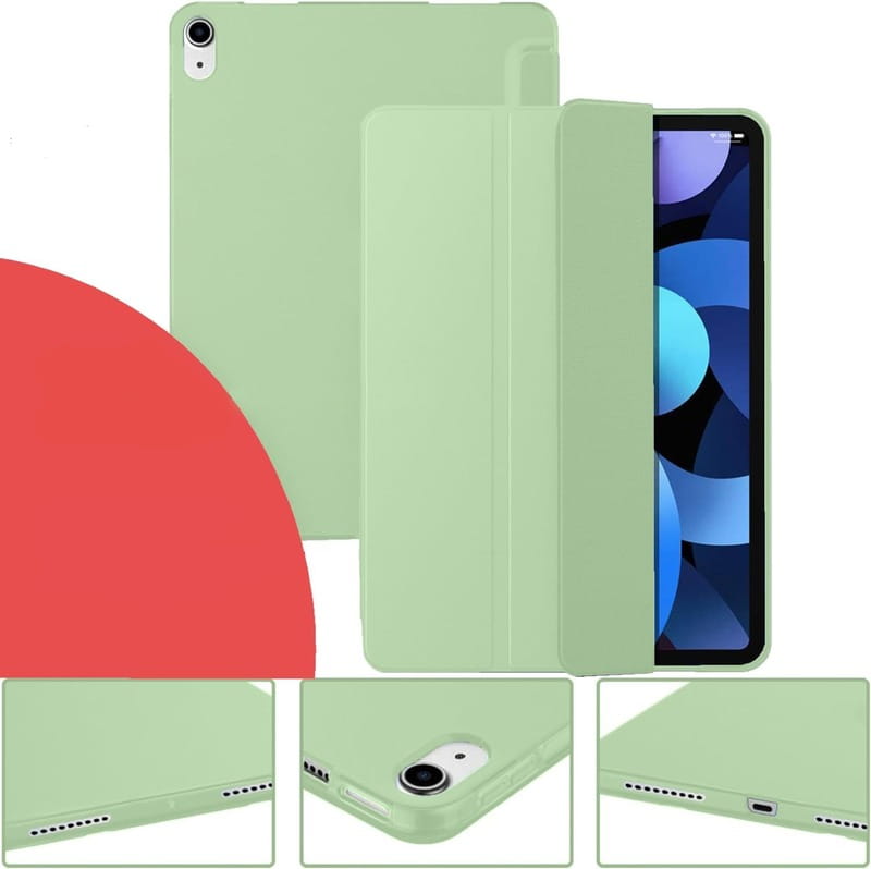 Чeхол-книжка BeCover Tri Fold Soft TPU Silicone для Apple iPad Air (4/5) 2020/2022 10.9" Green (711131)