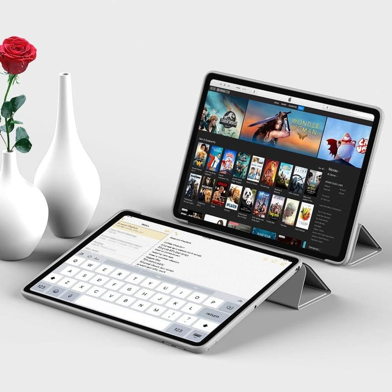 Чeхол-книжка BeCover Tri Fold Soft TPU Silicone для Apple iPad Air (4/5) 2020/2022 10.9" Gray (711132)