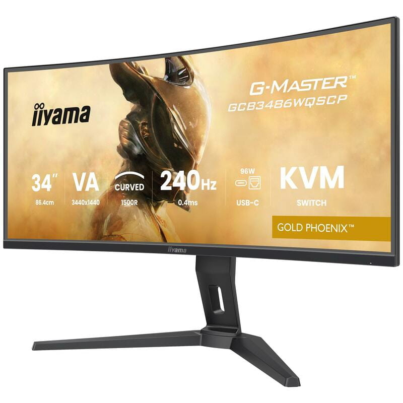 Монитор Iiyama 34" G-Master GCB3486WQSCP-B1 VA Black 240Hz Curved