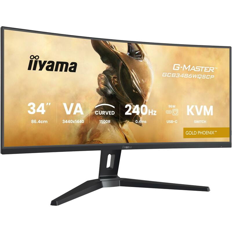 Монитор Iiyama 34" G-Master GCB3486WQSCP-B1 VA Black 240Hz Curved