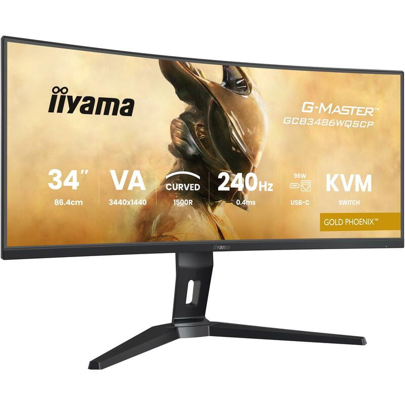 Монитор Iiyama 34" G-Master GCB3486WQSCP-B1 VA Black 240Hz Curved