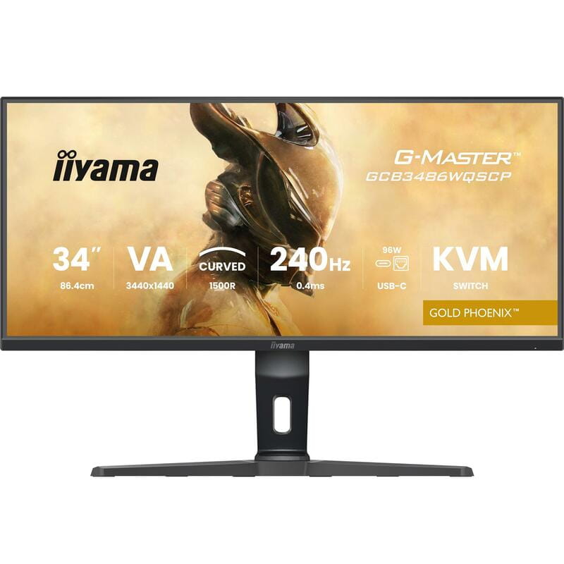 Монитор Iiyama 34" G-Master GCB3486WQSCP-B1 VA Black 240Hz Curved