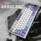 Фото - Клавіатура бездротова Ajazz AK820 Pro Flying Fish Switch Purple RGB With Screen (AK820PRO-FF-PWB) | click.ua