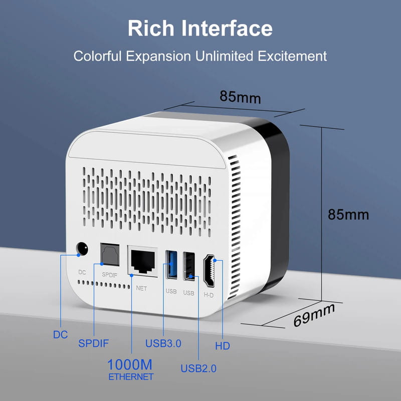 HD медиаплеер H96 Max H728 4/32 GB