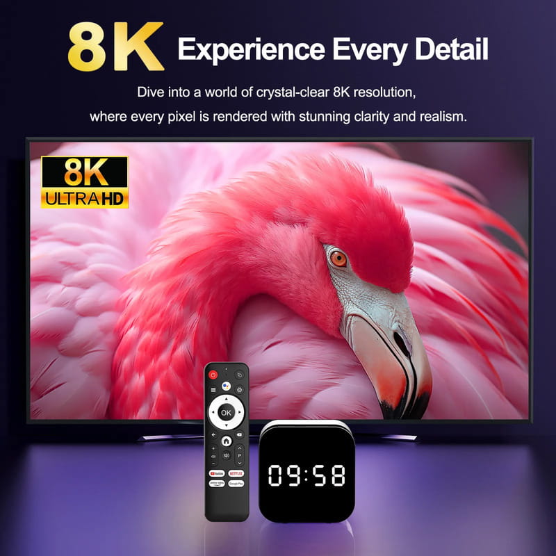 HD медиаплеер H96 Max H728 4/32 GB