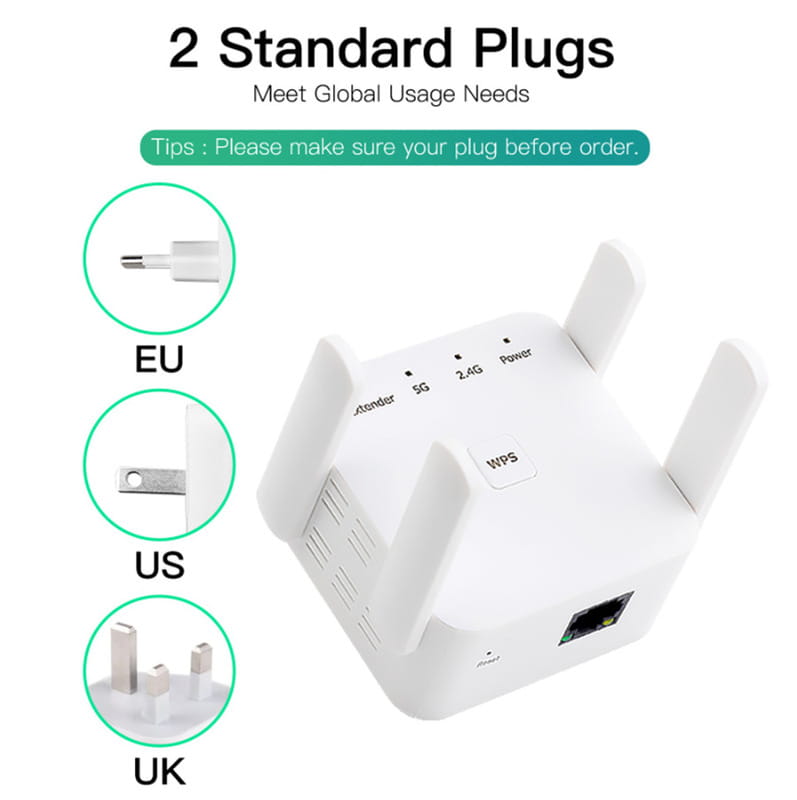 Точка доступа Fenvi FWD-R1208U Wi-Fi Repeater Booster 2.4G/5GHz