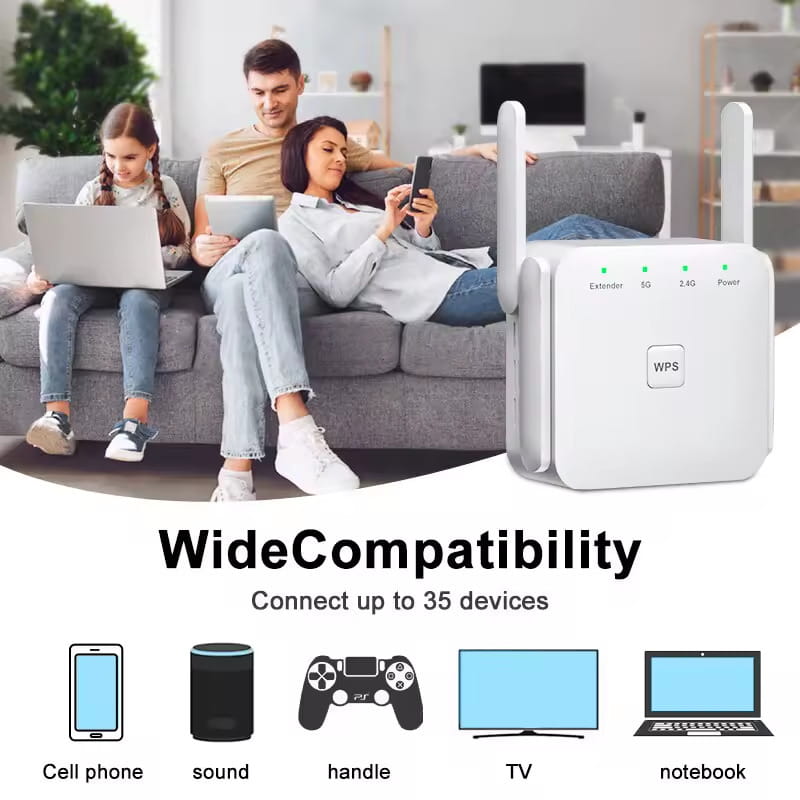 Точка доступа Fenvi FWD-R1208U Wi-Fi Repeater Booster 2.4G/5GHz