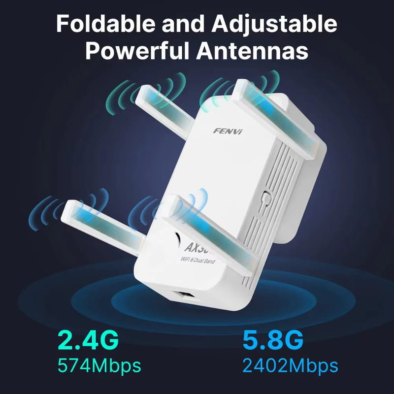 Точка доступа Fenvi F-AX3000R Wi-Fi Repeater Dual Band 2.4/5Ghz Signal Booster