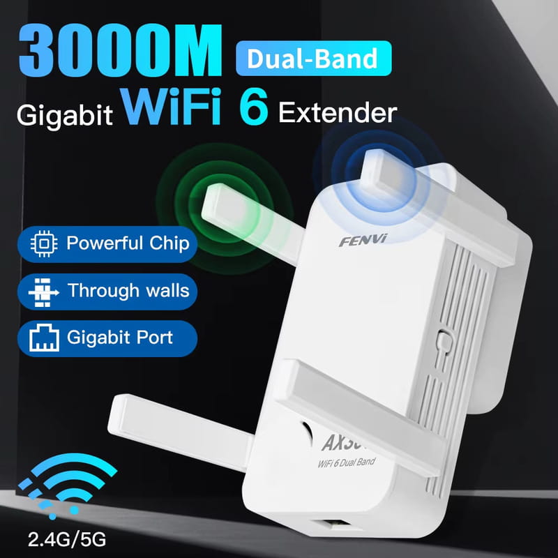 Точка доступа Fenvi F-AX3000R Wi-Fi Repeater Dual Band 2.4/5Ghz Signal Booster