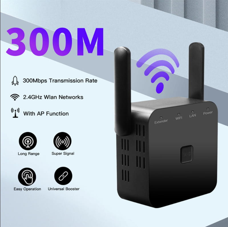 Точка доступа Fenvi Pro 300M Wi-Fi Repeater 2.4Ghz Network Expander