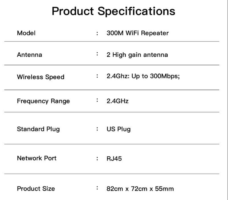 Точка доступа Fenvi Pro 300M Wi-Fi Repeater 2.4Ghz Network Expander