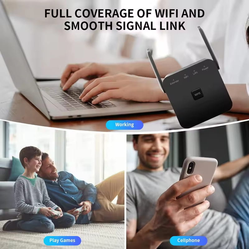 Точка доступа Fenvi Pro 300M Wi-Fi Repeater 2.4Ghz Network Expander