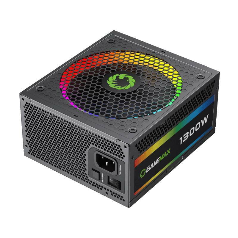 Блок живлення GameMax RGB-1300 (ATX3.1 PCIe5.1) Black 1300W