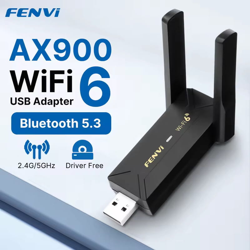 Беспроводной адаптер Fenvi FU-AX900 Wi-Fi 6, Bluetooth 5.3 Dual Band 2.4G 5G