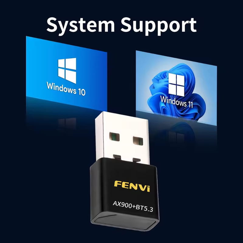 Беспроводной адаптер Fenvi FU-AX900В Wi-Fi 6, Bluetooth 5.3 Dual Band 2.4G 5G