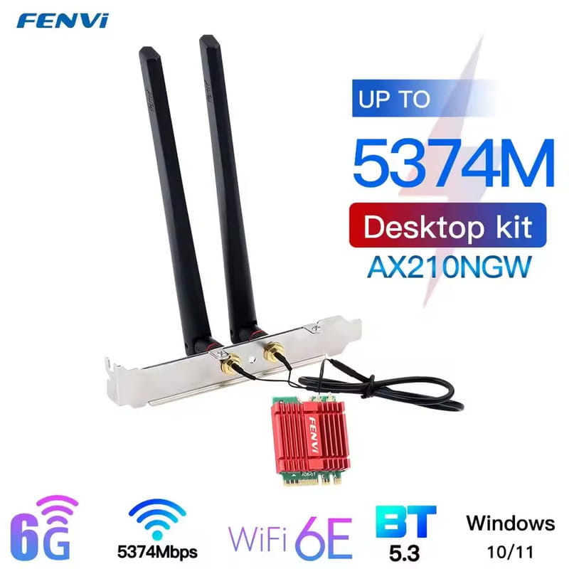 Беспроводной адаптер Fenvi AX210NGW Kit