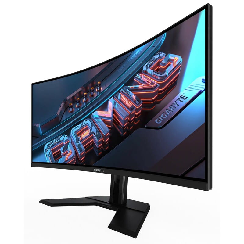 Монитор Gigabyte 34" Gaming G34WQCP VA Black 180Hz Curved