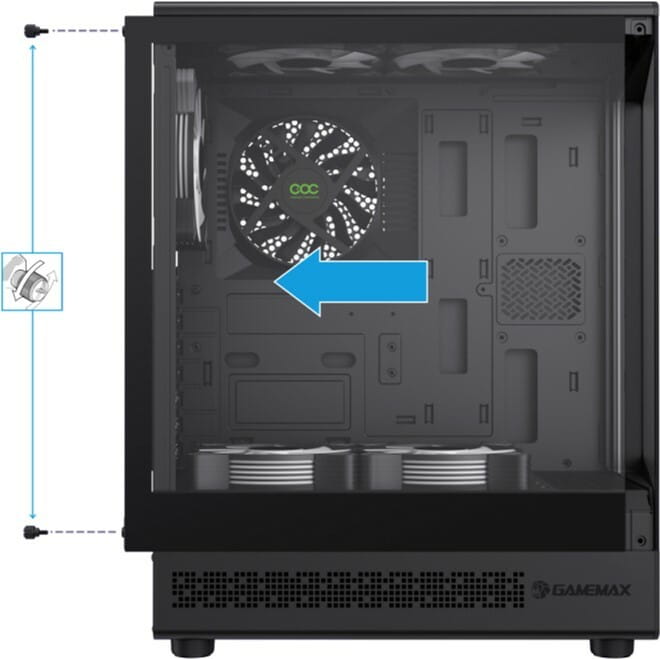 Корпус GameMax Vista COC AB Black