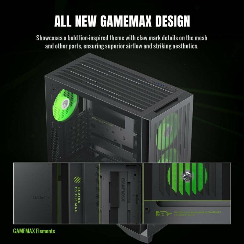 Корпус GameMax Leader 2 Black