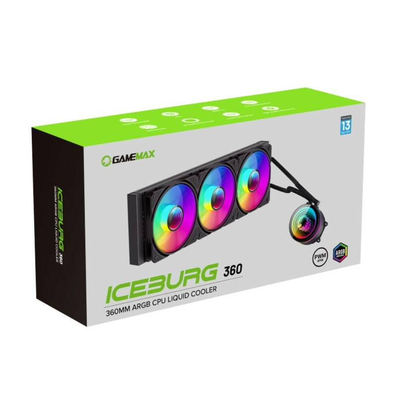 Система водяного охлаждения GameMax IceBurg 360 Infinity Black