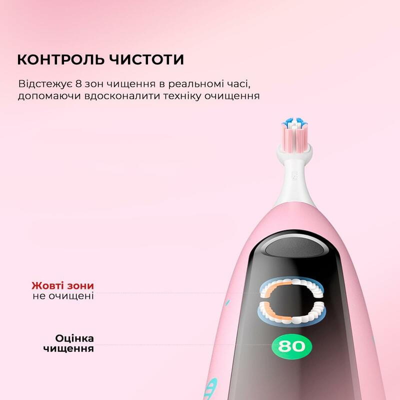 Умная зубная электрощетка Oclean X Kids Set Electric Toothbrush Black (6970810557237)