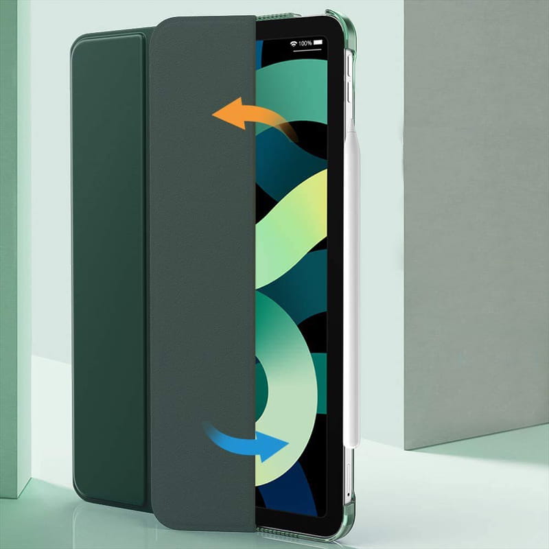 Чeхол BeCover Tri Fold Hard для Apple iPad Air 11" M2 2024 Dark Green (711414)