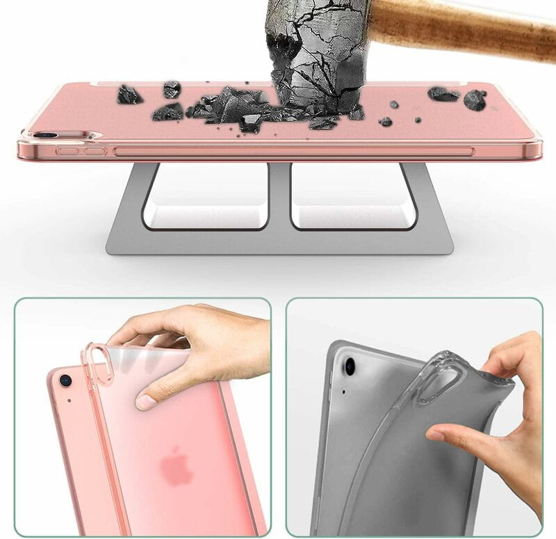 Чeхол BeCover Tri Fold Hard для Apple iPad Air 11" M2 2024 Pink (711416)