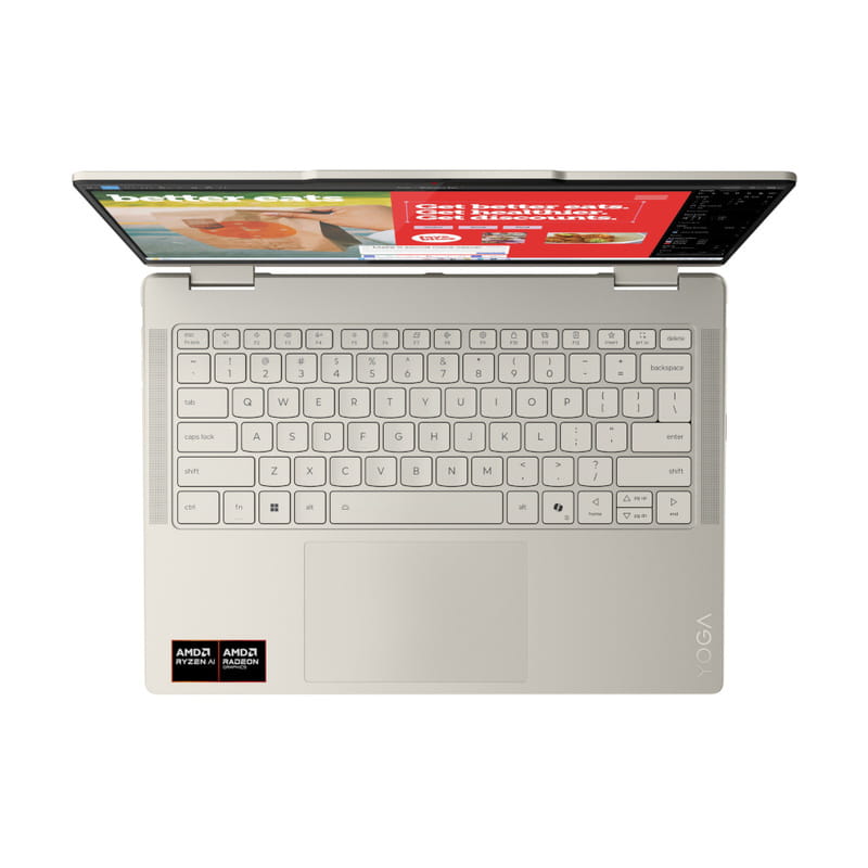 Ноутбук Lenovo Yoga 7 2-in-1 14AKP10 (83JR007KRA) Seashell