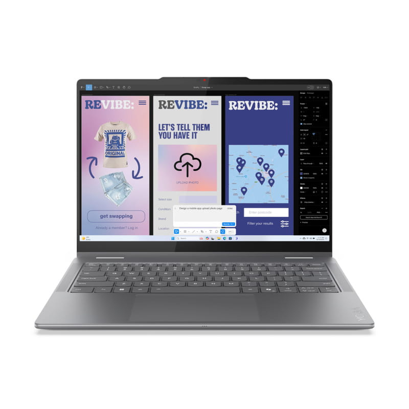 Ноутбук Lenovo Yoga 7 2-in-1 14ILL10 (83JQ009WRA) Luna Grey