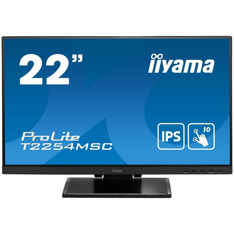 Монитор Iiyama 21.5" ProLite T2254MSC-B1AG IPS Black