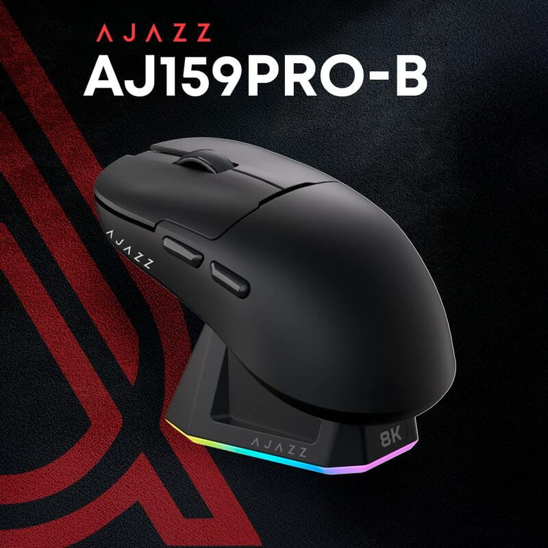 Мышь беспроводная Ajazz AJ159Pro Black (AJ159-PRO-B)
