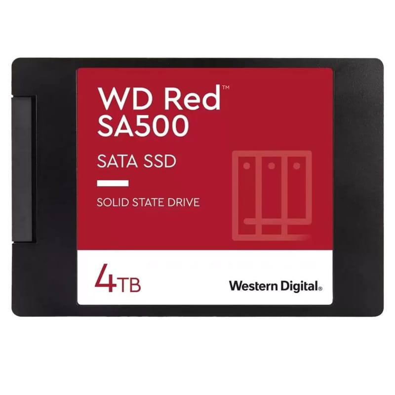Накопитель SSD 4TB WD Red SA500 2.5 SATAIII 3D NAND (WDS400T2R0A)