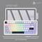 Фото - Клавиатура беспроводная Ajazz AK820 Max Plus Day Dream Switch White (AK820MAX-DD-BWD) | click.ua