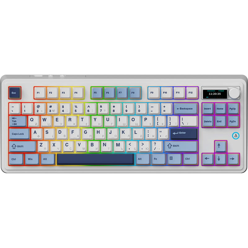 Клавиатура беспроводная Ajazz AK870 Plus Murad Switch White (AK870-MU-BWD)