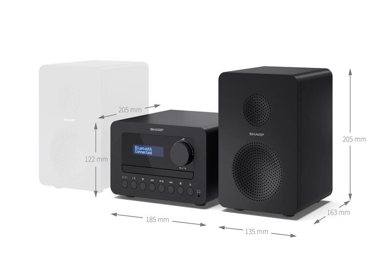 Микросистема Sharp Micro Sound System Black (XL-B514(BK))
