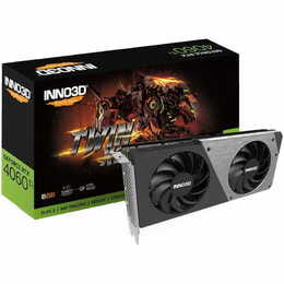 Вiдеокарта GF RTX 4060 Ti 8GB GDDR6 Twin X2 Inno3D (N406T2-08D6-171153N)