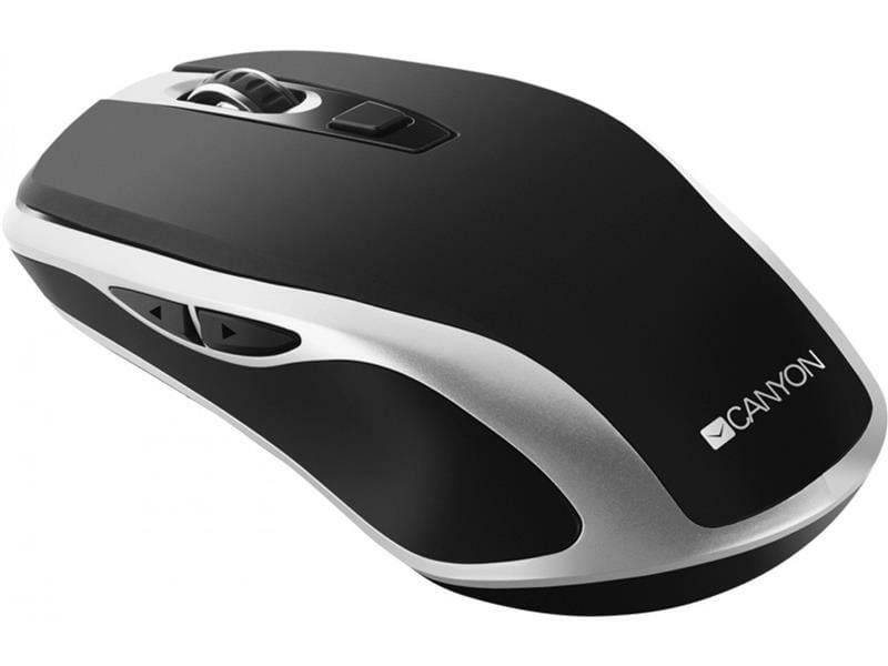 Мышь беспроводная Canyon CNS-CMSW19B Black/Silver USB