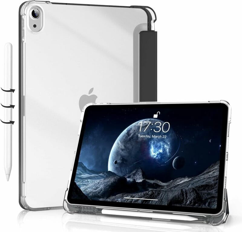 Чeхол BeCover Soft Edge с креплением Apple Pencil для Apple iPad Air 11" M2 2024 Black (711425)