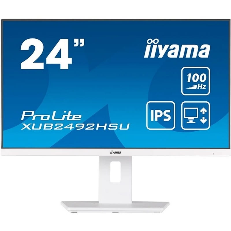 Монитор Iiyama 23.8" ProLite XUB2492HSU-W6 IPS White 100Hz