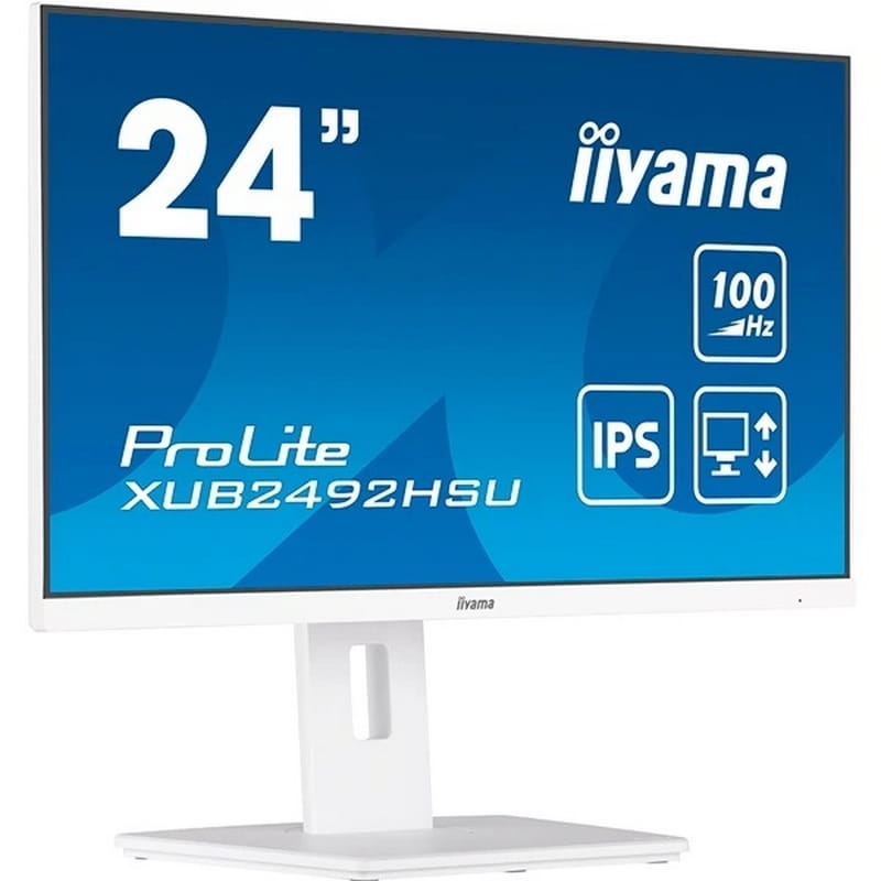 Монитор Iiyama 23.8" ProLite XUB2492HSU-W6 IPS White 100Hz