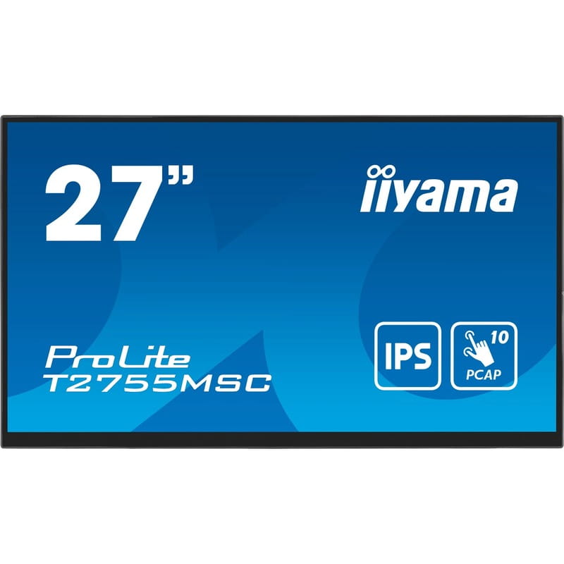 Монітор Iiyama 27" ProLite T2755MSC-B1 IPS Black