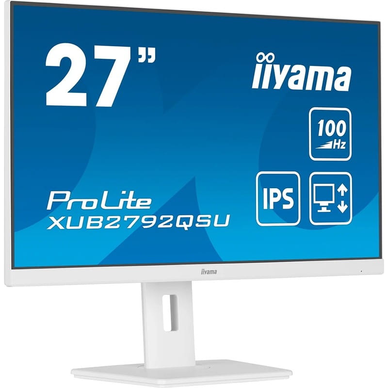 Монітор Iiyama 27" ProLite XUB2792QSU-W6 IPS White 100Hz