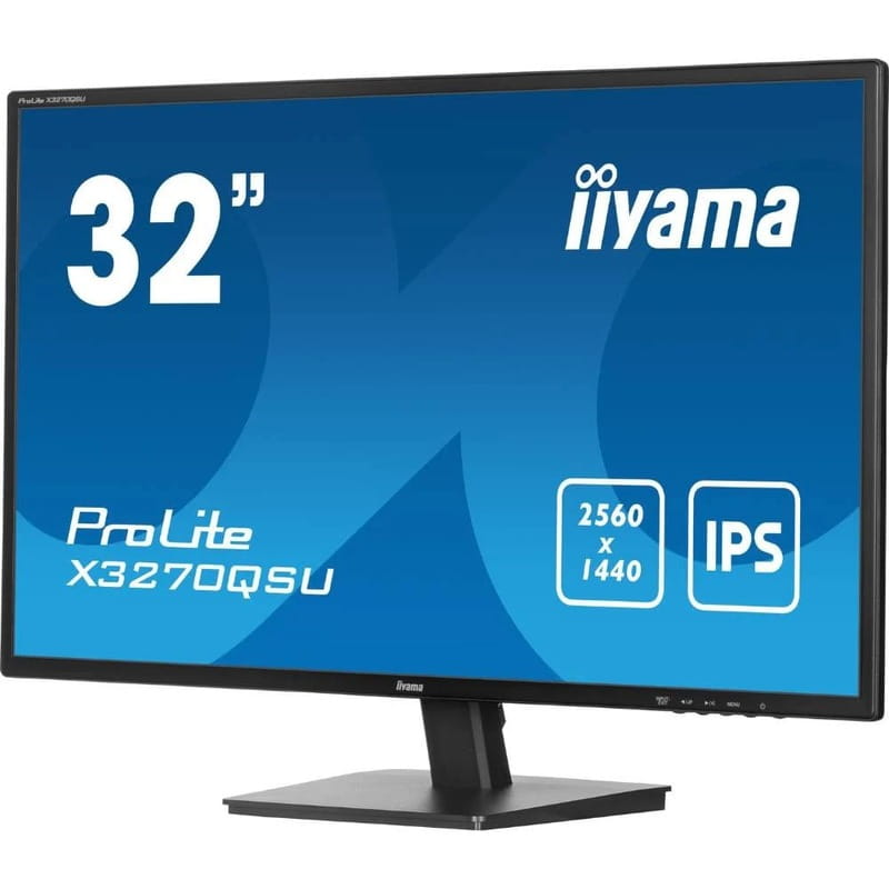 Монітор Iiyama 31.5" ProLite X3270QSU-B1 IPS Black 100Hz