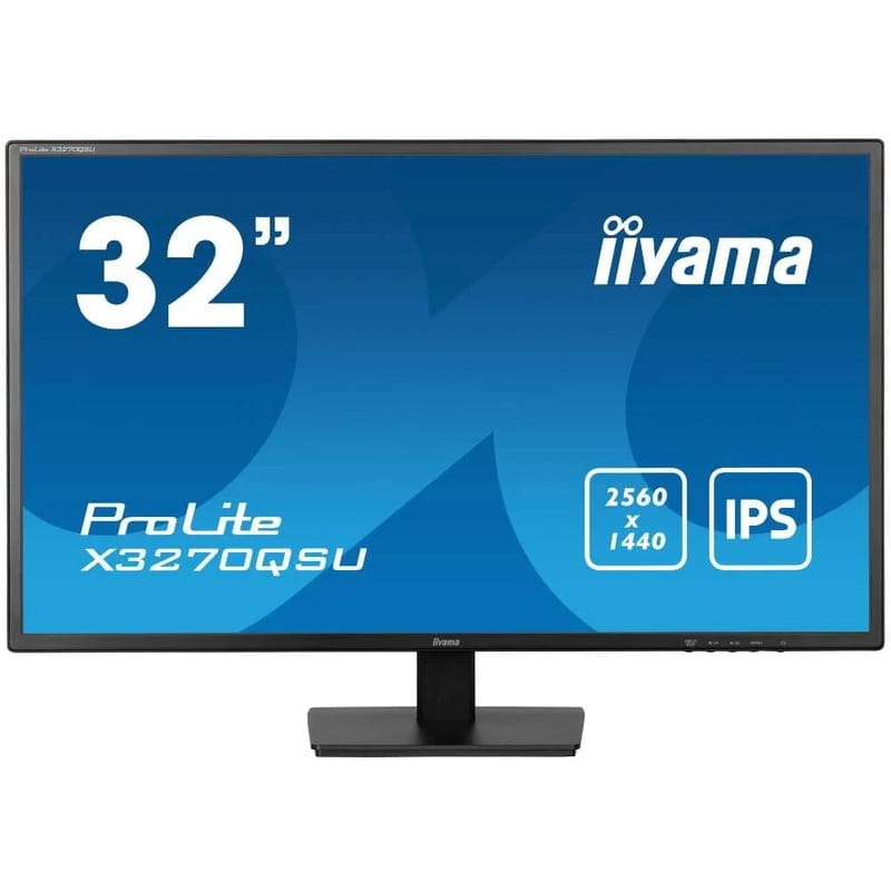 Монітор Iiyama 31.5" ProLite X3270QSU-B1 IPS Black 100Hz