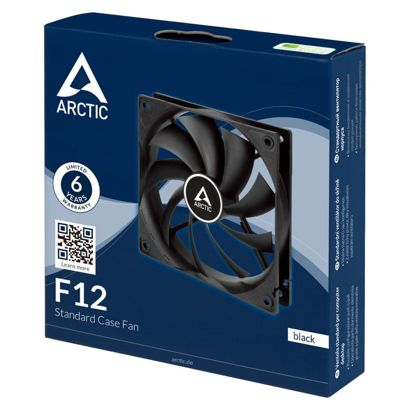 Вентилятор Arctic F12 Black (ACFAN00201A)