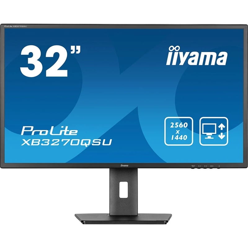 Монитор Iiyama 31.5" ProLite XB3270QSU-B1 IPS Black 100Hz