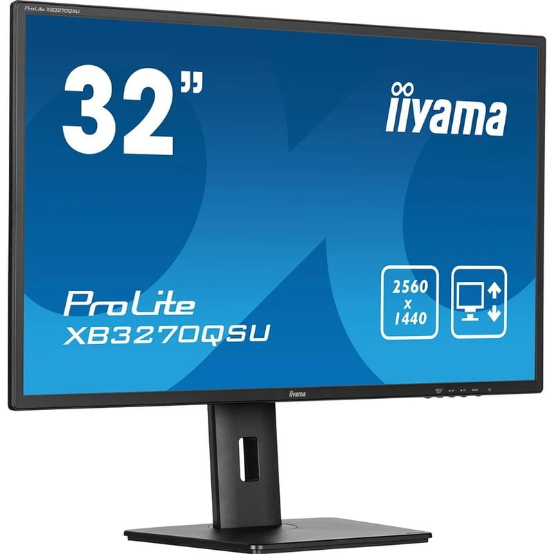 Монитор Iiyama 31.5" ProLite XB3270QSU-B1 IPS Black 100Hz