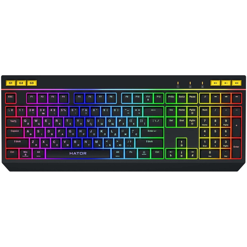 Клавиатура Hator Icefall Black (HTK402UA)