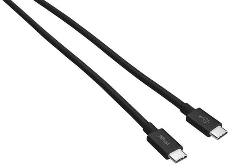 Кабель Trust Urban USB 2.0 Type-C - USB Type-C 1m, Black (21176)